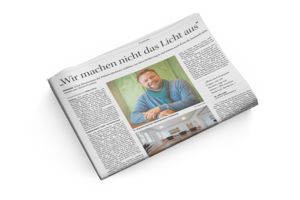 Ein Erfahrungsbericht – Tageszeitung Fränkischer Tag „Wir machen nicht das Licht aus.“
